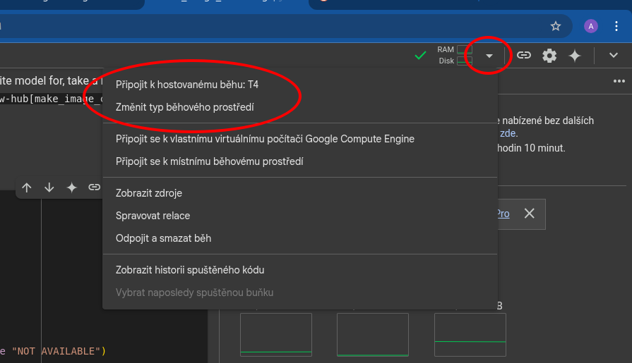 úspěšné připojení k T4